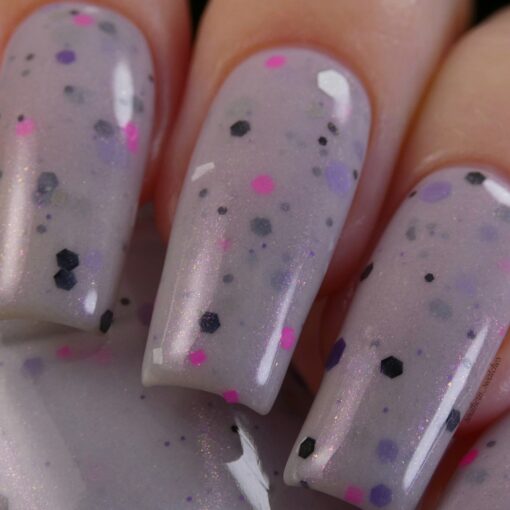 Kirin.000 Purple Gray Mauve Nail Polish by PI Colors