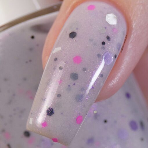 Kirin.000 Purple Gray Mauve Nail Polish by PI Colors