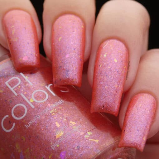 PI Colors Coral Pink Nail Polish
