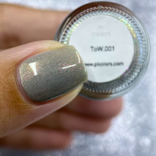ToW.001 Taupe Grey Gold Nail Polish by PI Colors