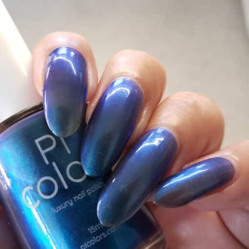 Aurora Blue.316 Electric Blue Nail Polish by PI Colors
