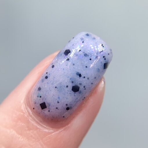 Blue Ash.325 Blue Nail Polish with Glitter by PI Colors