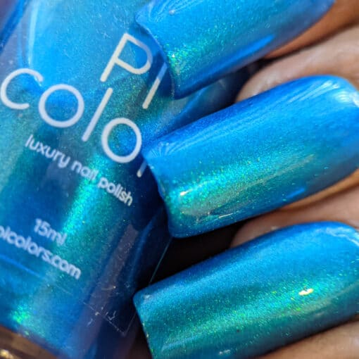 Prismatic Blue Nail Polish by PI Colors