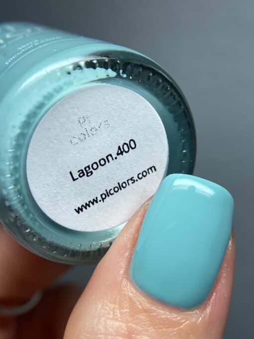Lagoon.400 Blue Green Nail Polish by PI Colors