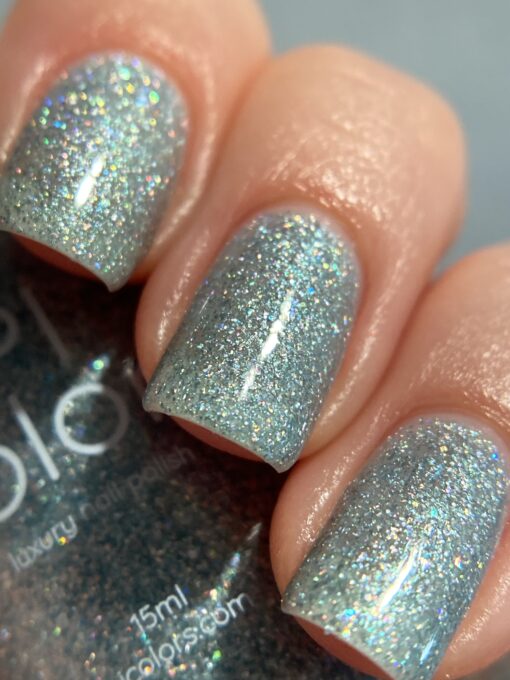 Tourmaline Blue.401 Holographic Nail Polish Glitter Topper by PI Colors