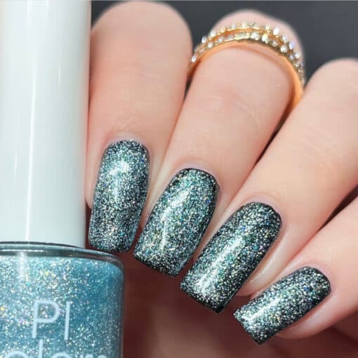 Tourmaline Blue.401 Holographic Nail Polish Glitter Topper by PI Colors