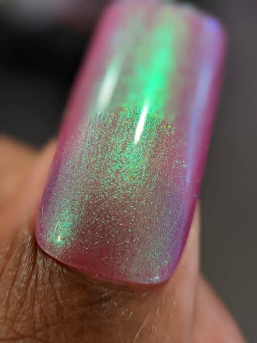 Pink Glow.256 Pink Nail Polish Multichrome by PI Colors