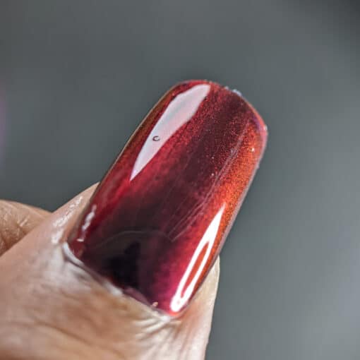 Red Glow.295 Red Nail Polish Miultichrome by PI Colors